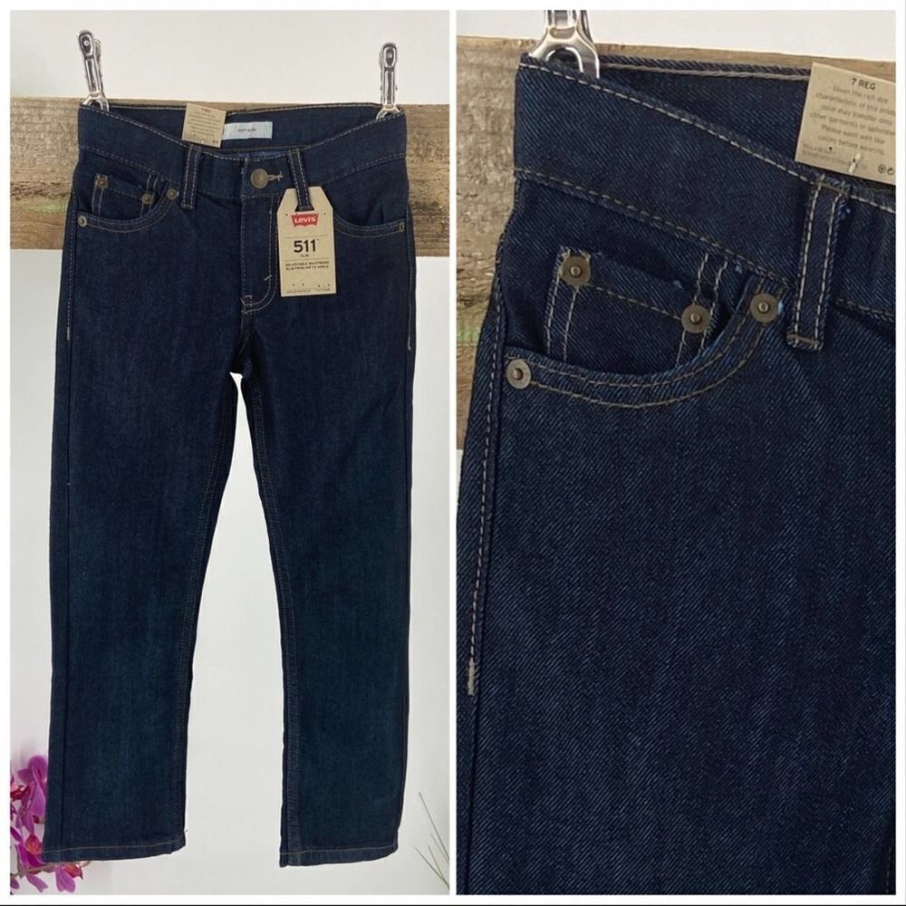 Levi's 511 kids Slim Jeans Black - Picture 2 of 6
